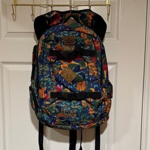 Dakine tropical print backpack